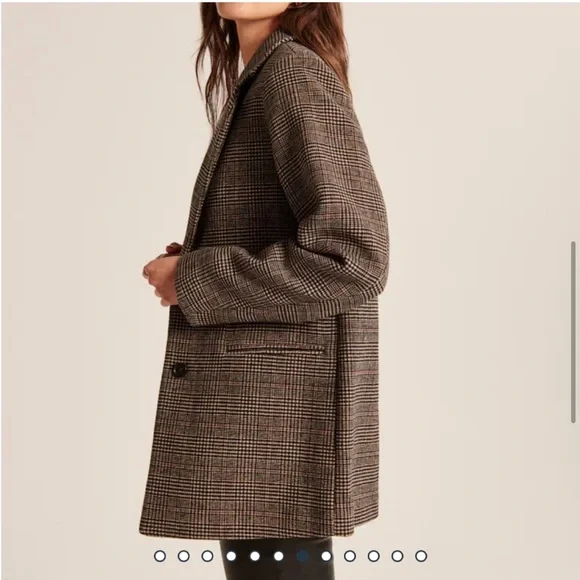 Abercrombie wool blend blazer coat - Picture 2 of 11